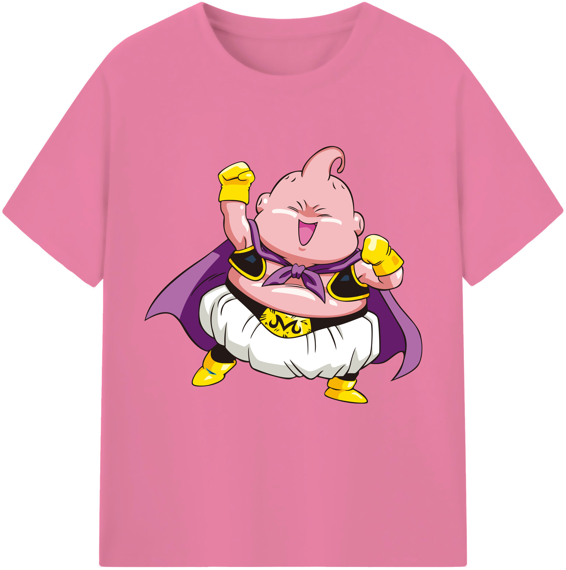 （画像用） ドラゴンボール 魔人ブウ DRAGON BALL Majin Buu 綿100％半袖Tシャツ（フロントプリント）